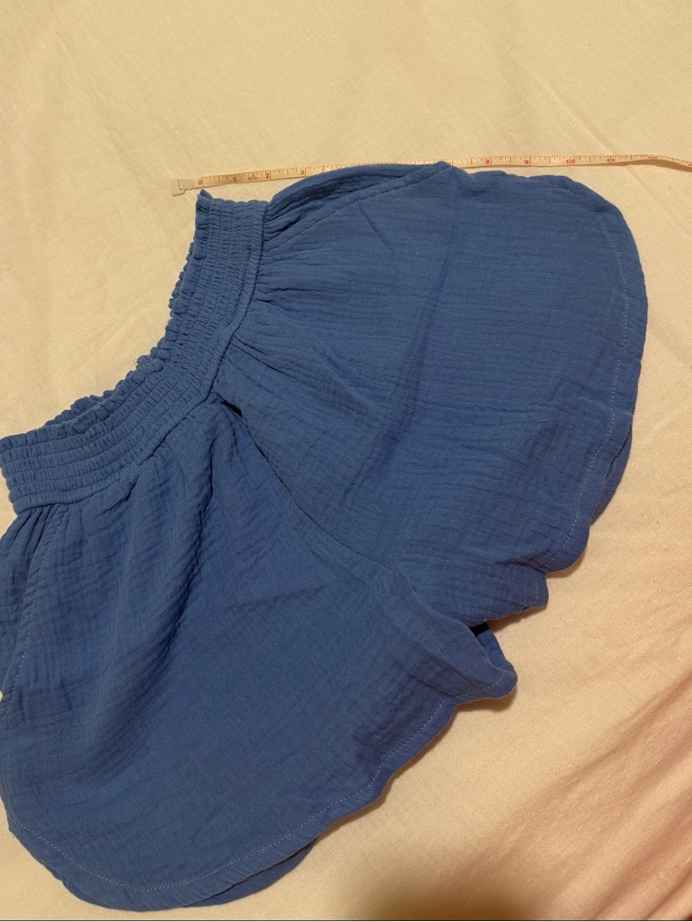 Marine Layer blue cotton shorts